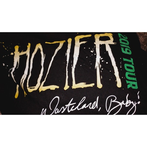 Hozier Concert Tour HOZIER WASTELAND BABY 2019 Tour T-shirt Black Size Medium - Picture 2 of 11